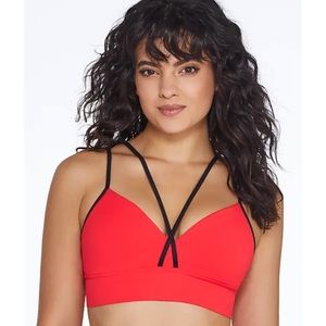Reebok Strappy Red Sports Bra